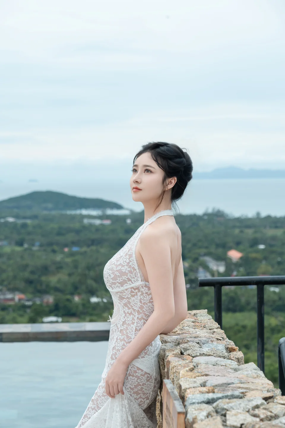 年年 - 白色连衣裙 [73P-314MB] tg@simisebaisi 【丝足阁】005.webp